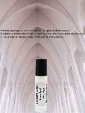 V/S Love Spell (W) Type 1/3 oz Roll-On Glass Bottle